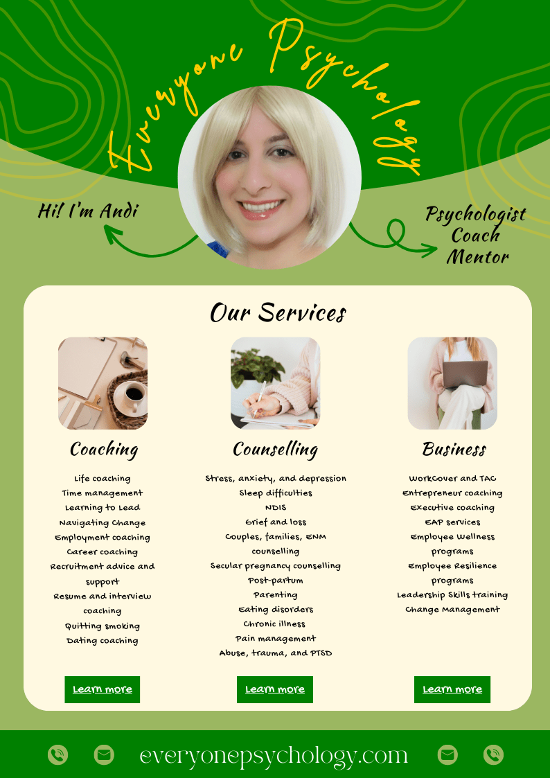 Andi Williams, Principal Psychologist, Everyone&nbsp;Psychology